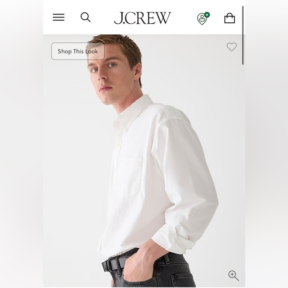 J. Crew Other - NWT J.Crew Men’s flex washed oxford shirt white button down shirt size M